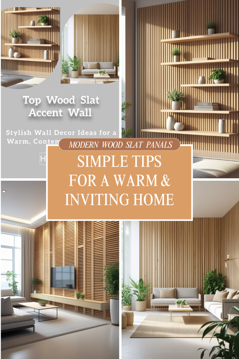 Modern Wood Slat Wall