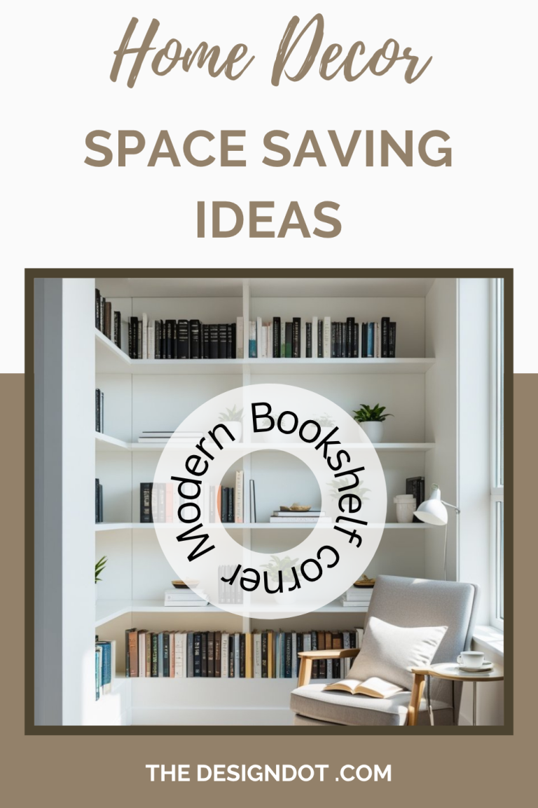 Modern Corner Bookshelf