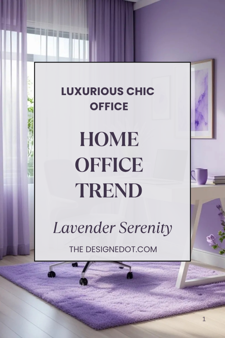 Chic Pastel Home Office