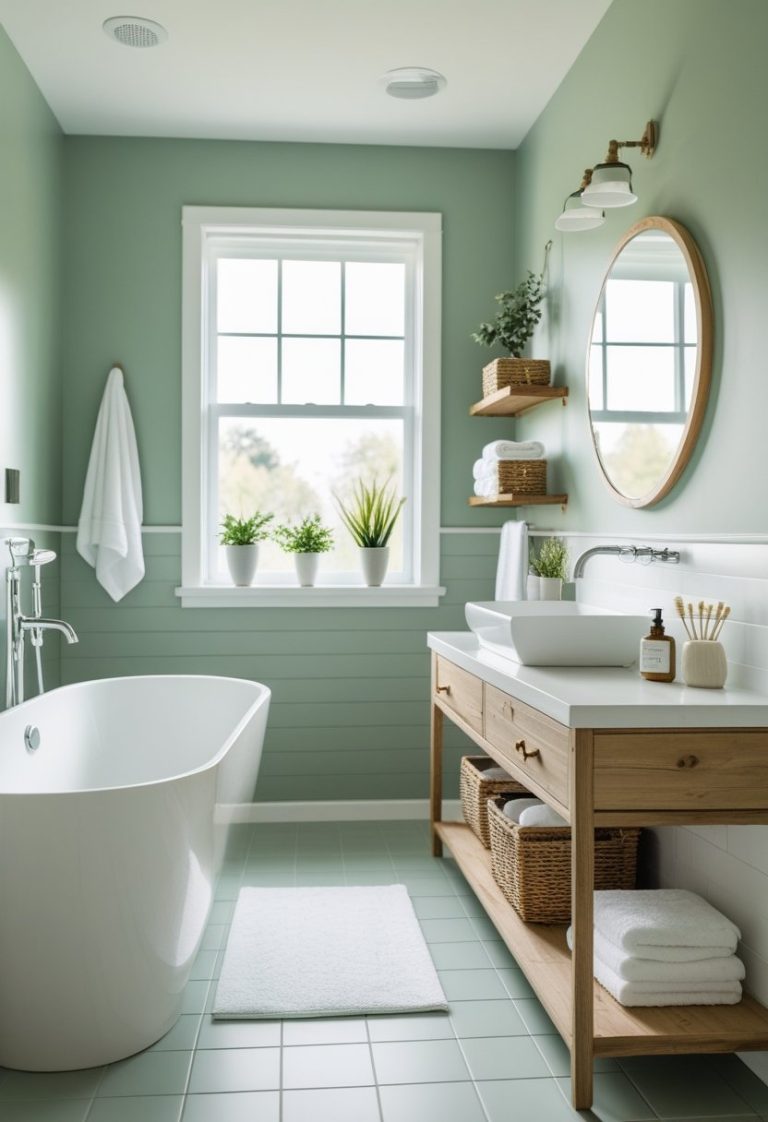Sage Green Bathroom