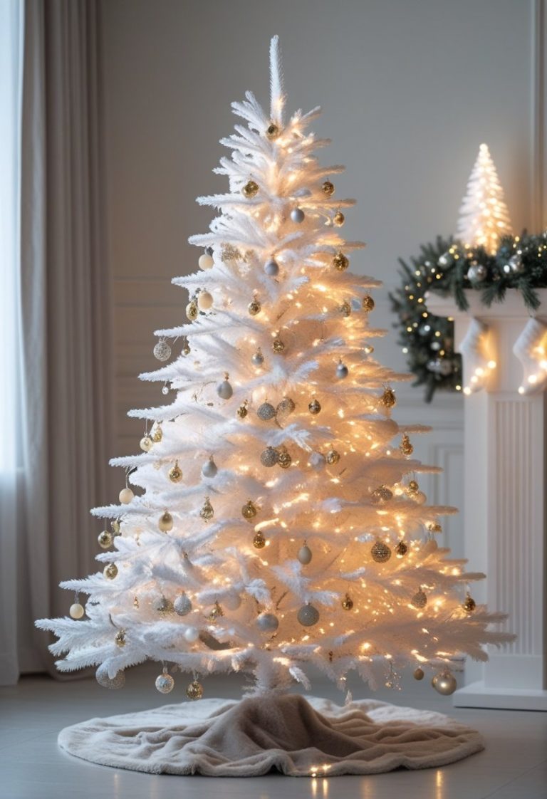 White Christmas Tree