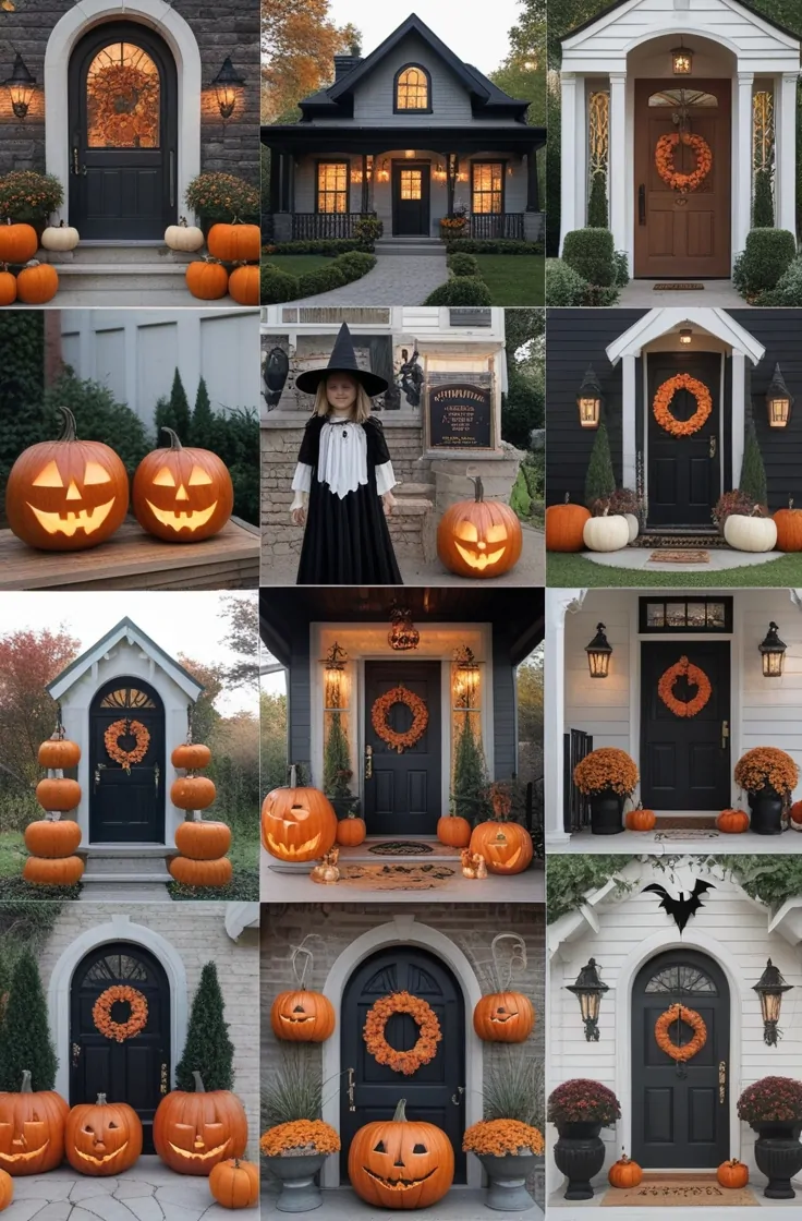Spooky-Chic Halloween Collage