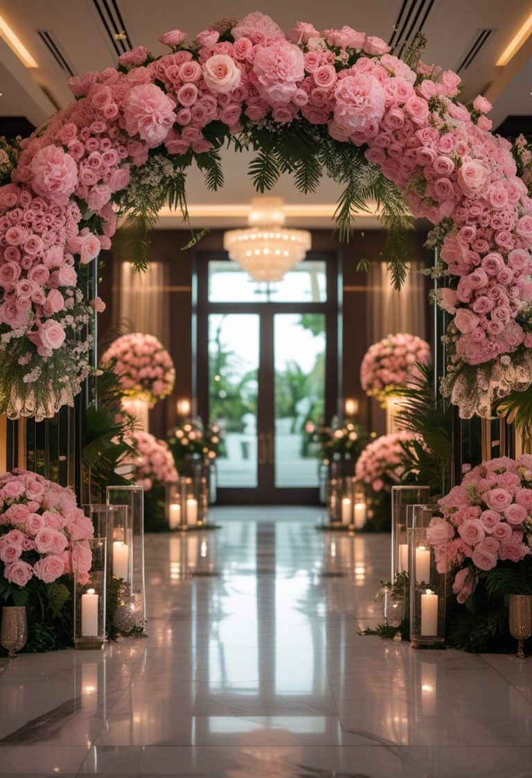 Luxury Wedding Entrance Décor