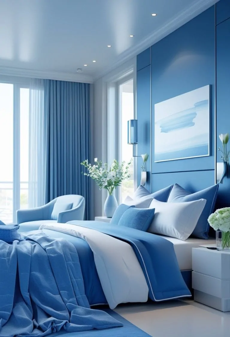 Blue Bedroom