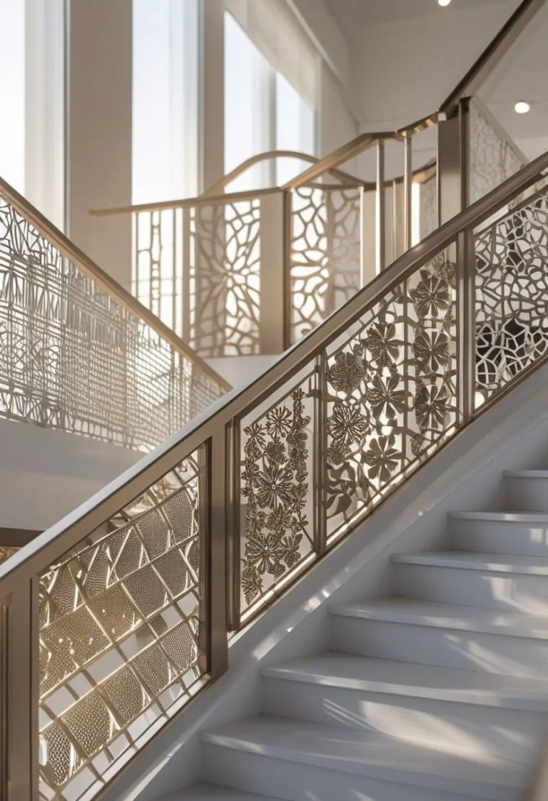 Trending Geometric Stair Railing Ideas for 2026